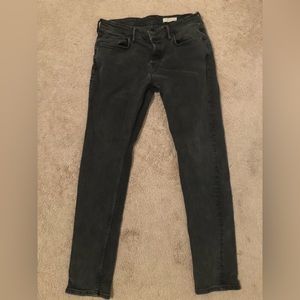 All Saints Jeans 32 black charcoal slim